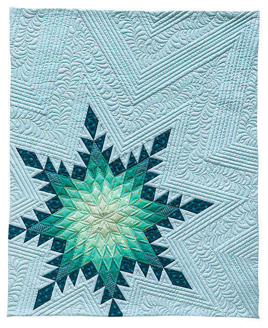 Icy Feathered Star by Sylvia Schaefer