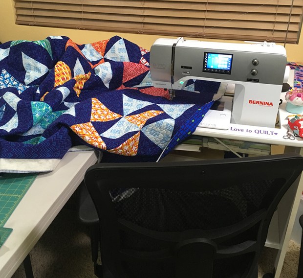 Blooming Wallflowers Quilting