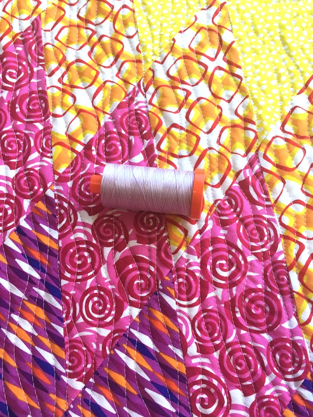 Pink Variegated Thread from Aurifil