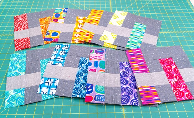 Rainbow Weave Blocks