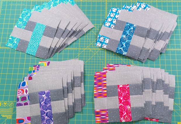 Rainbow Weave Blocks