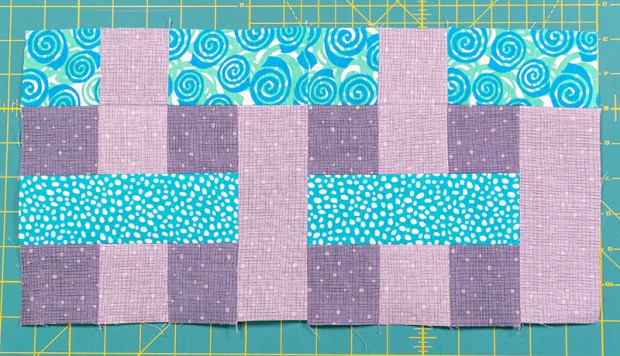 Rainbow Weave Turquoise Blocks