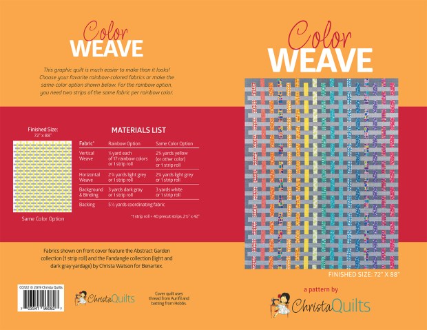 Color Weave Quilt Pattern