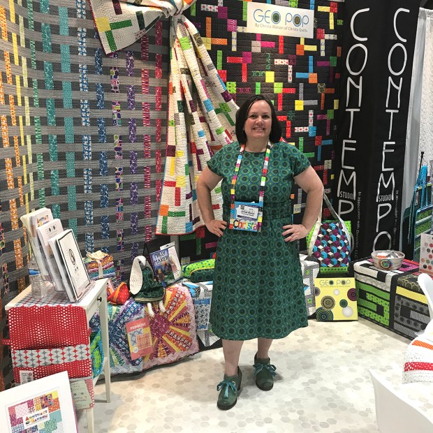 Terrace Dress in Geo Pop Fabric