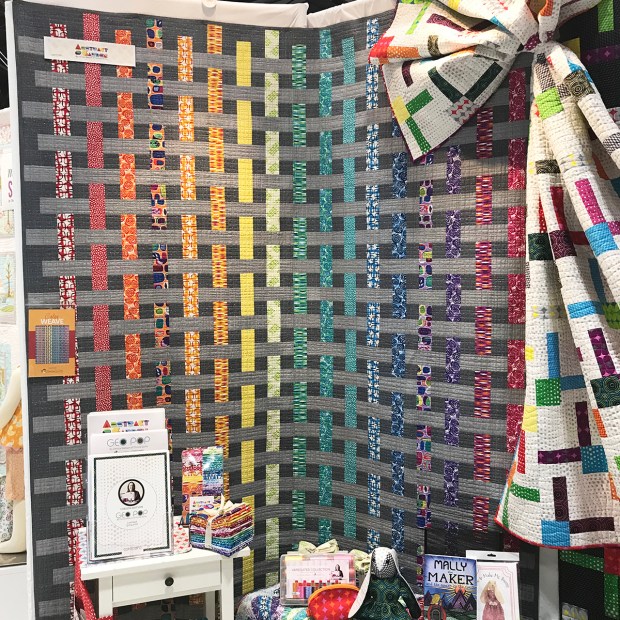 Color Weave Quilt from Abstract Garden