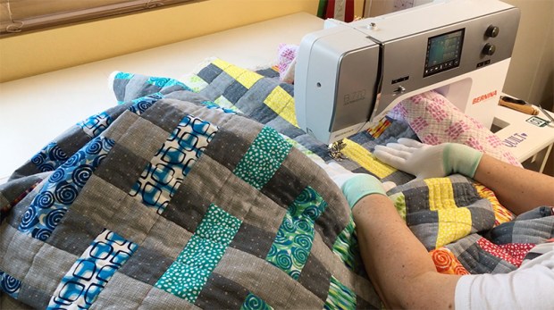 Machine Quilting Color Weave