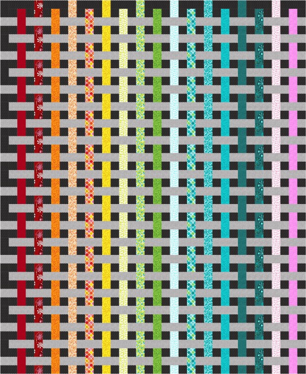 Color Weave Fandangle