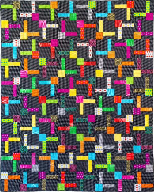 Bling Quilt - Geo Pop Fabric by Christa Watson