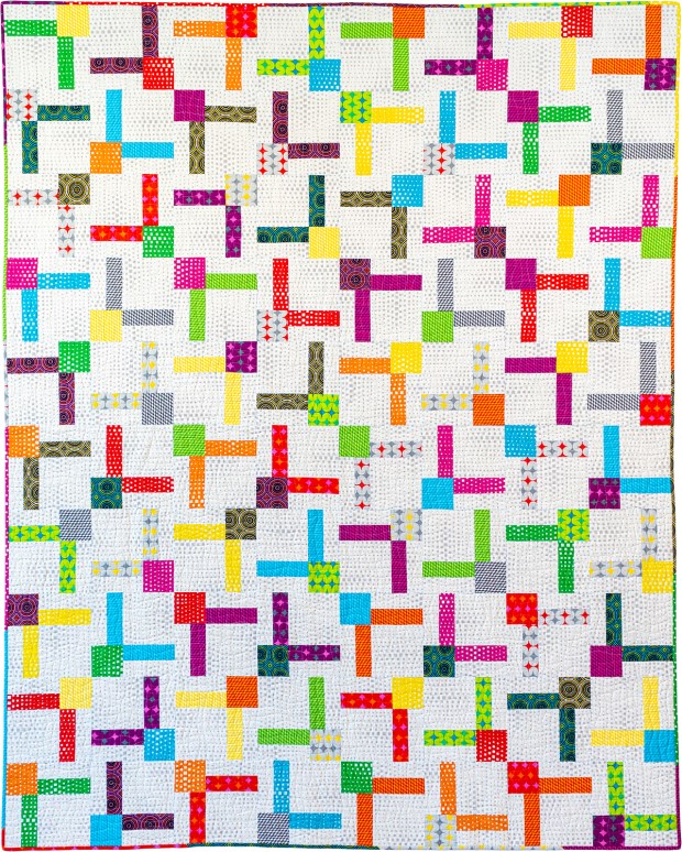 Bling Quilt with Geo Pop fabric by Christa Watson