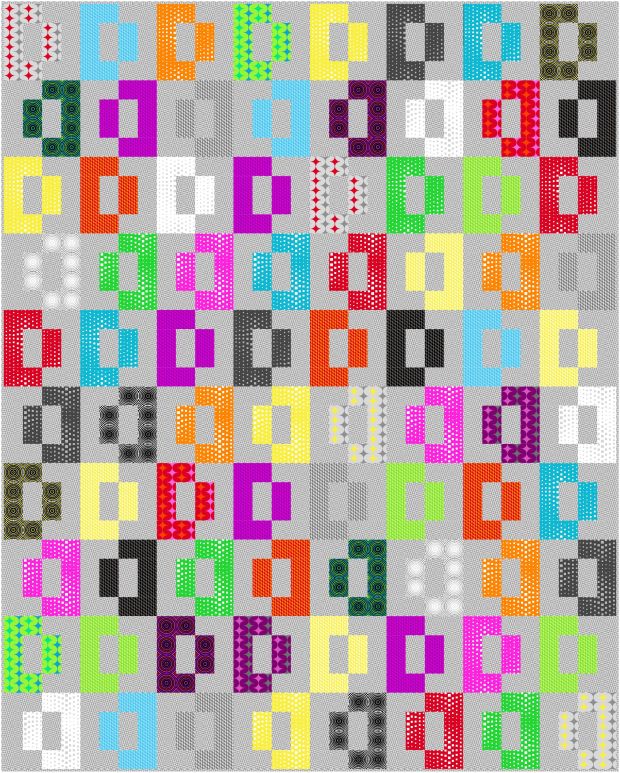 Modern Puzzle Quilt