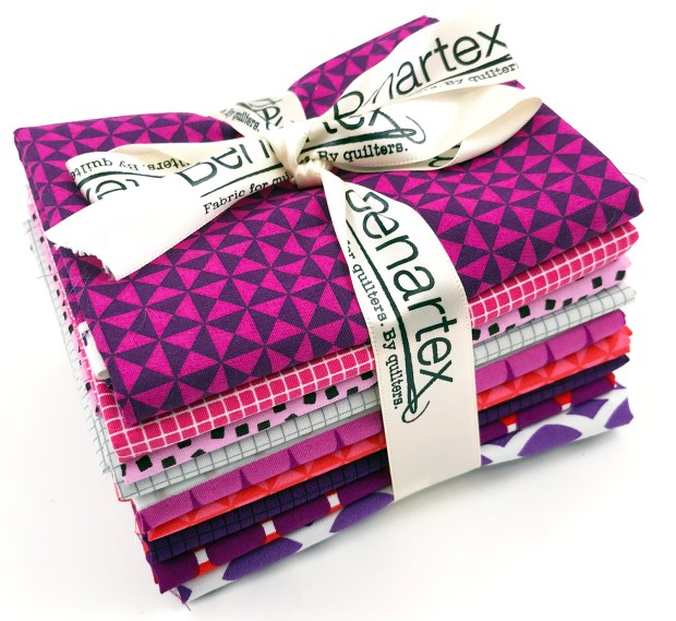 Gridwork in Amethyst by Christa Watson for Benartex