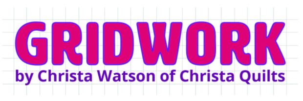 Gridwork by Christa Watson for Benartex