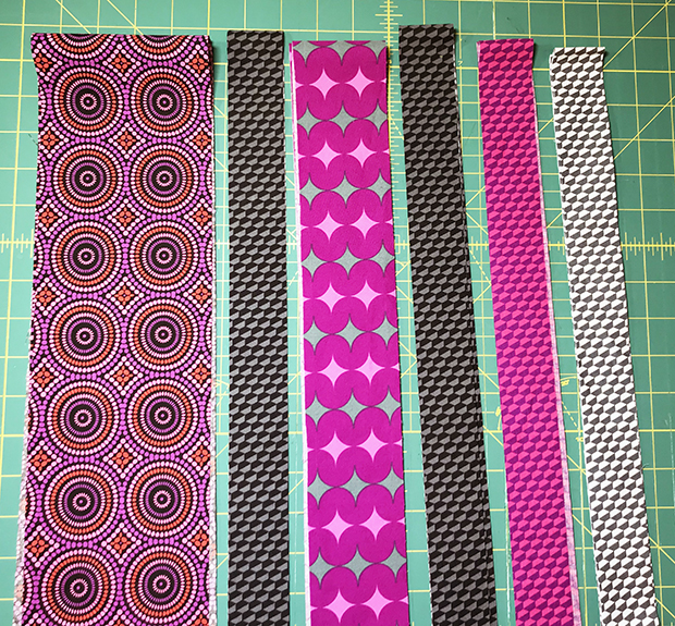 Infrastructure Row 9 Geo Pop fabric