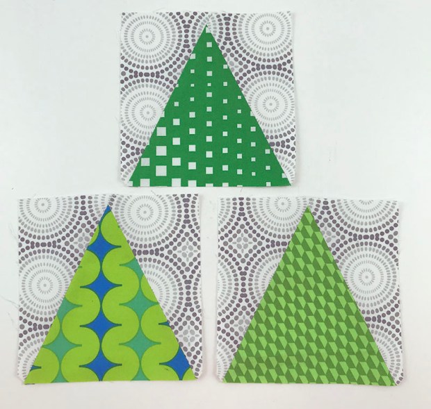 Triangle in a Square Blocks