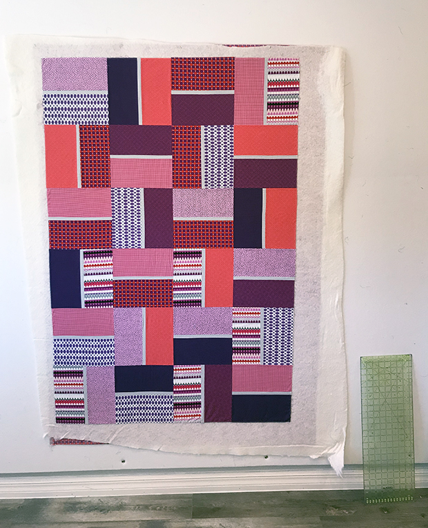 Quilt basting