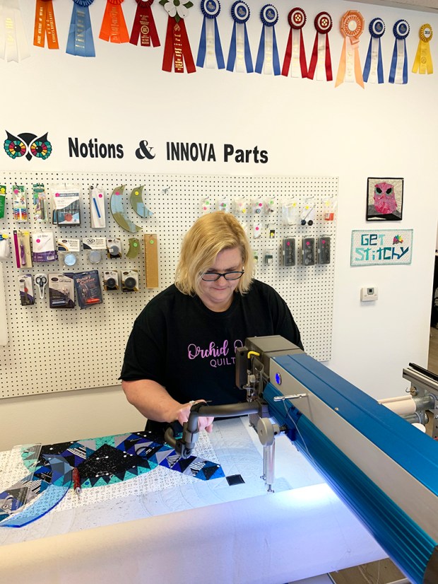 Vicki Ruebel Orchid Owl Quilts