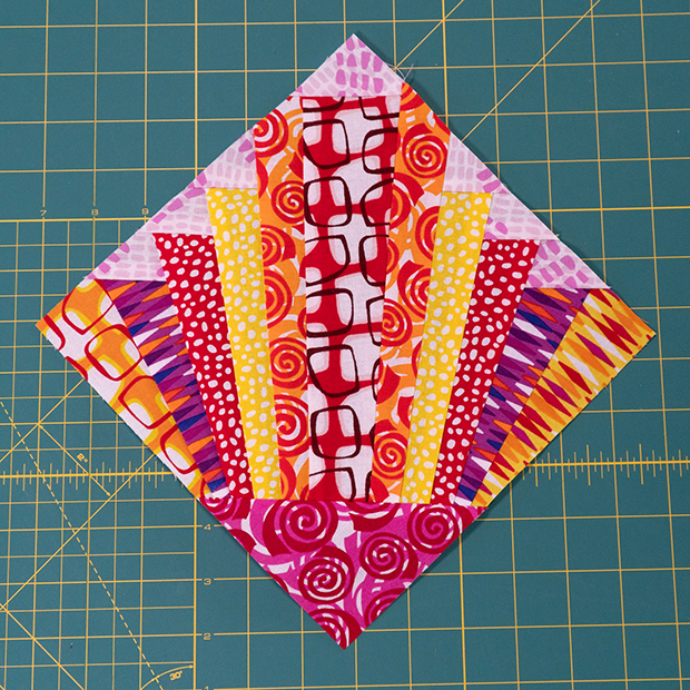 Pieced Primrose Warm Block