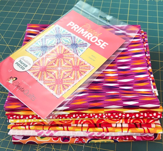 Pieced Primrose Quilt Abstract Garden Fabric