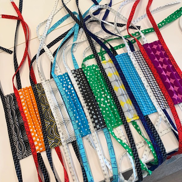 Masks Made from Layer Cakes