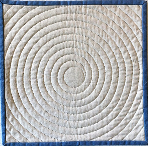 Machine Quilting Continuous Spirals