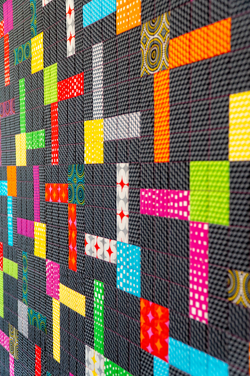 Bling Machine Quilting Detail