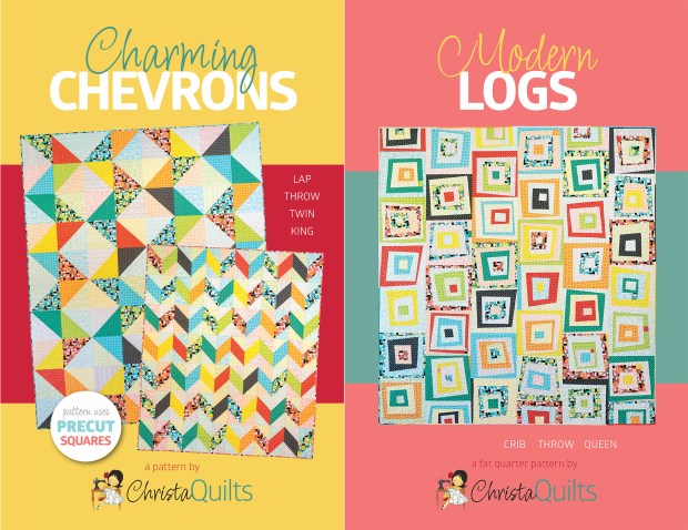 Charming Chevrons Modern Logs by Christa Watson