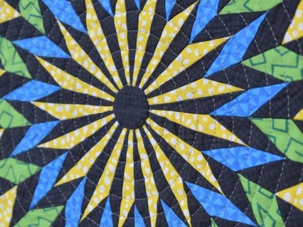 Spiral Quilting on Hypnotica