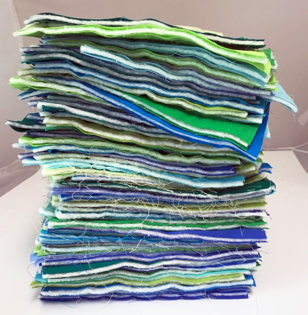 Free-Motion Quilting practice samples